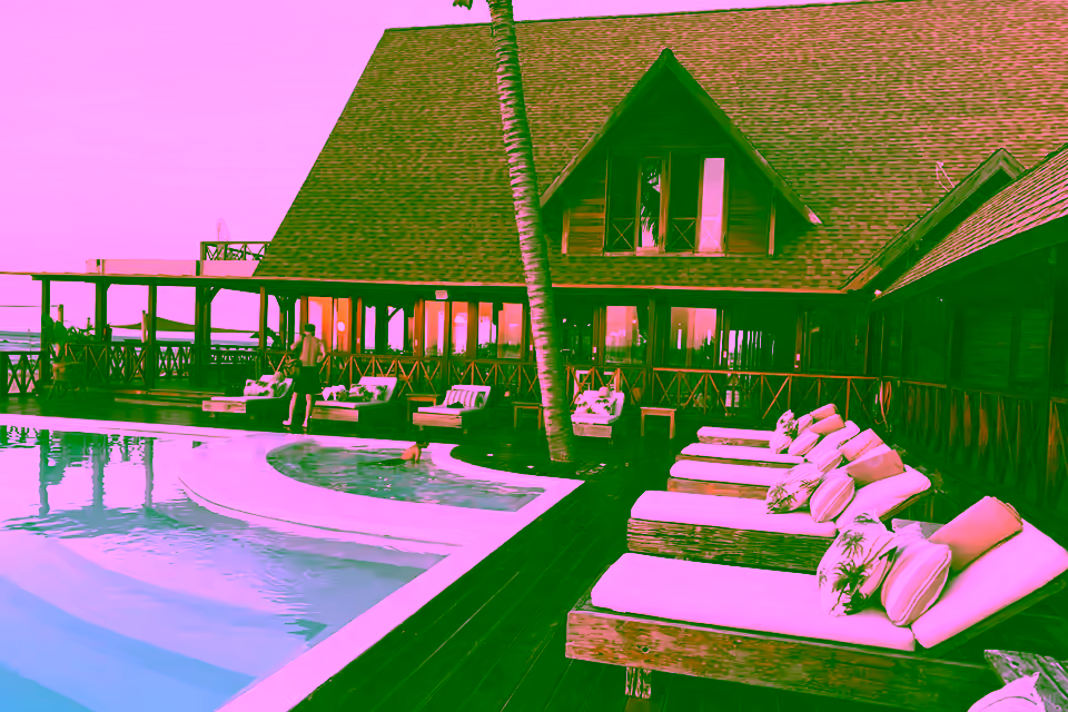 Hotel and resort property representing hospitality accounting operations